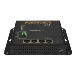 StarTech.com Switch Gigabit Ethernet géré à 8 ports (4 PoE+) - Fixation murale et accès en façade () - C... (IES81GPOEW)_2